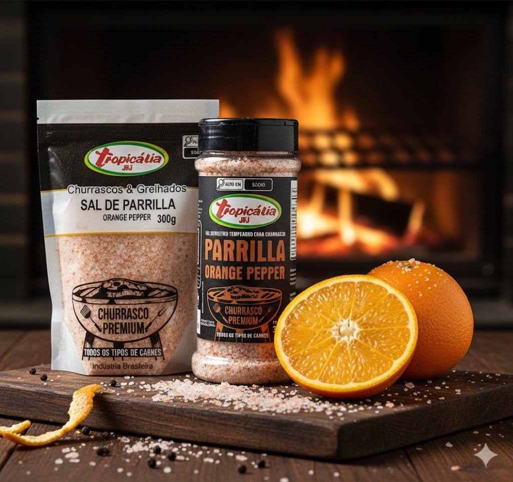 Sal de Parrilla Orange Pepper